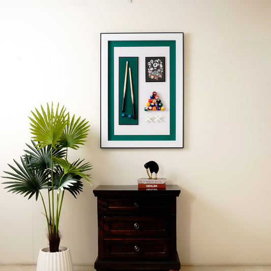 Premium Wall Art Champions' Journey - Pool/Billiards/Snooker Themed Framed Wall Art