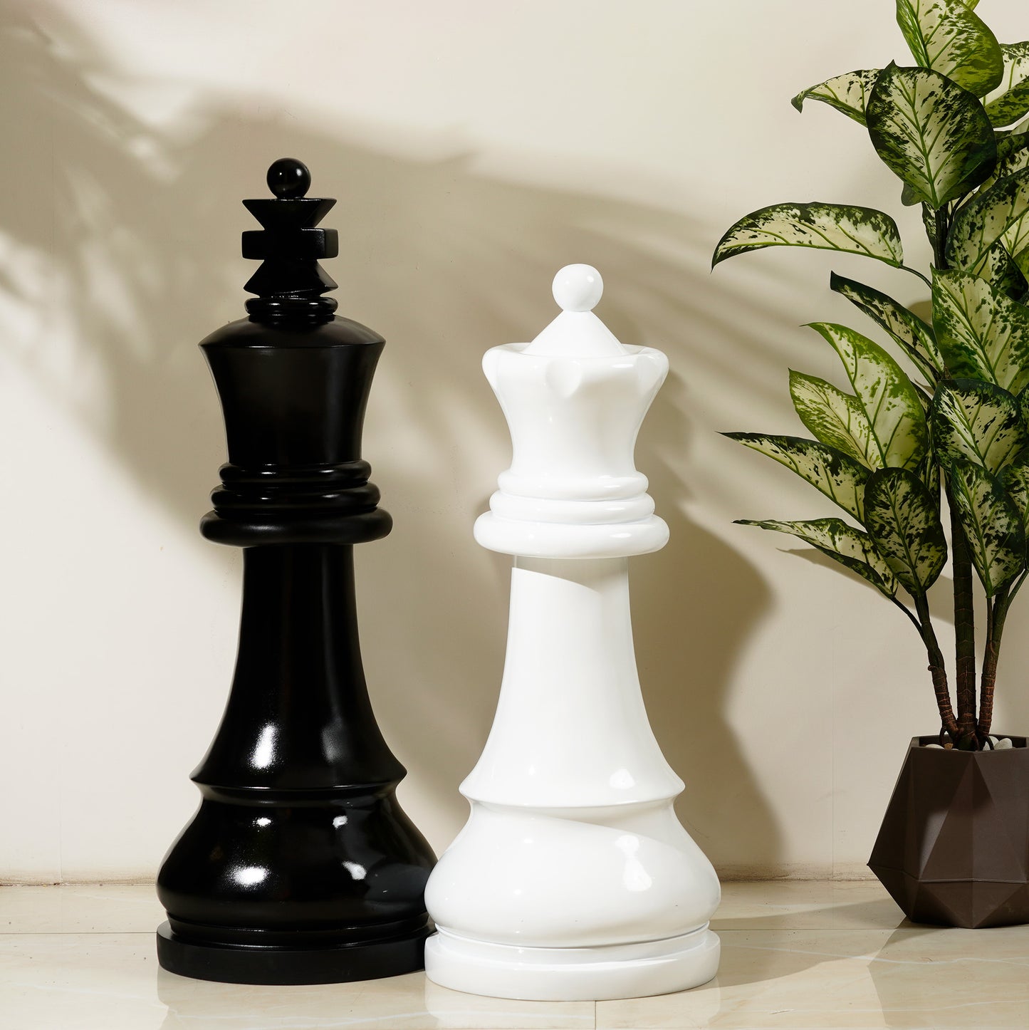 The Strategic Stance - Chess-pieces Floor Sculptures ~ 3 ft
