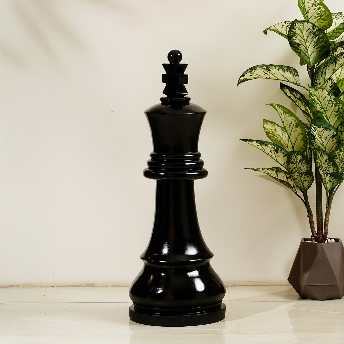 The Strategic Stance - Chess-pieces Floor Sculptures ~ 3 ft
