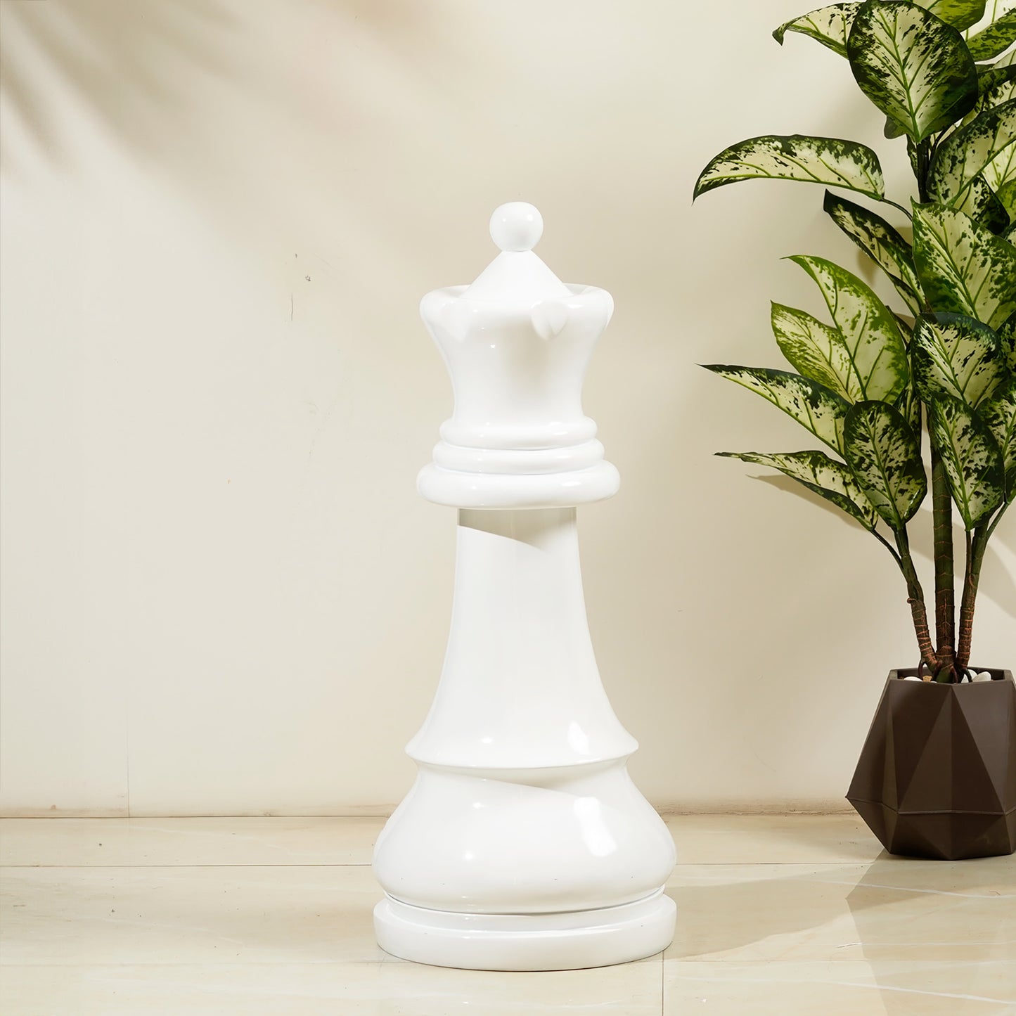 The Strategic Stance - Chess-pieces Floor Sculptures ~ 3 ft