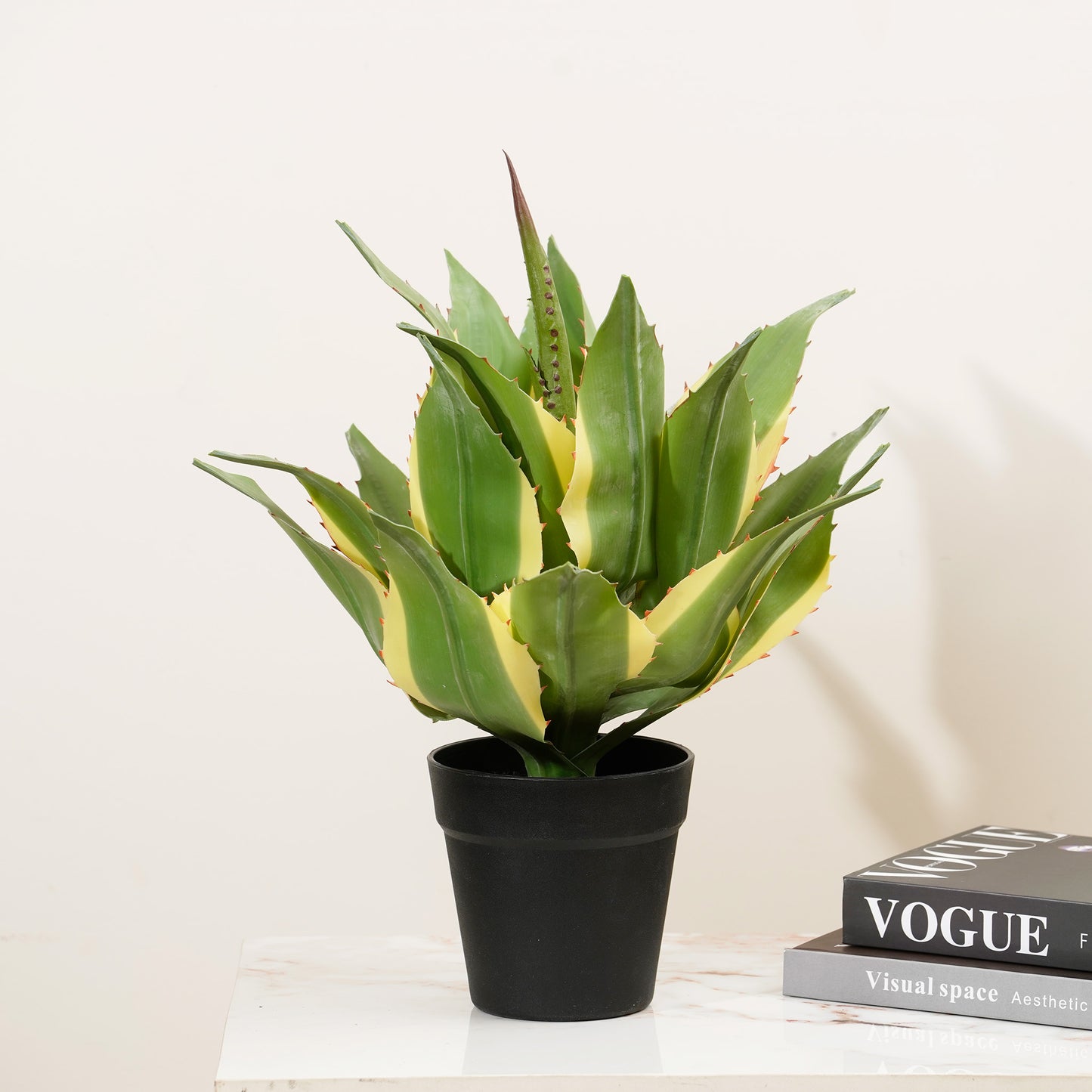 Artificial Trees/Plants Desert Elegance - 1.5 Feet Tall Artificial Agave Plant