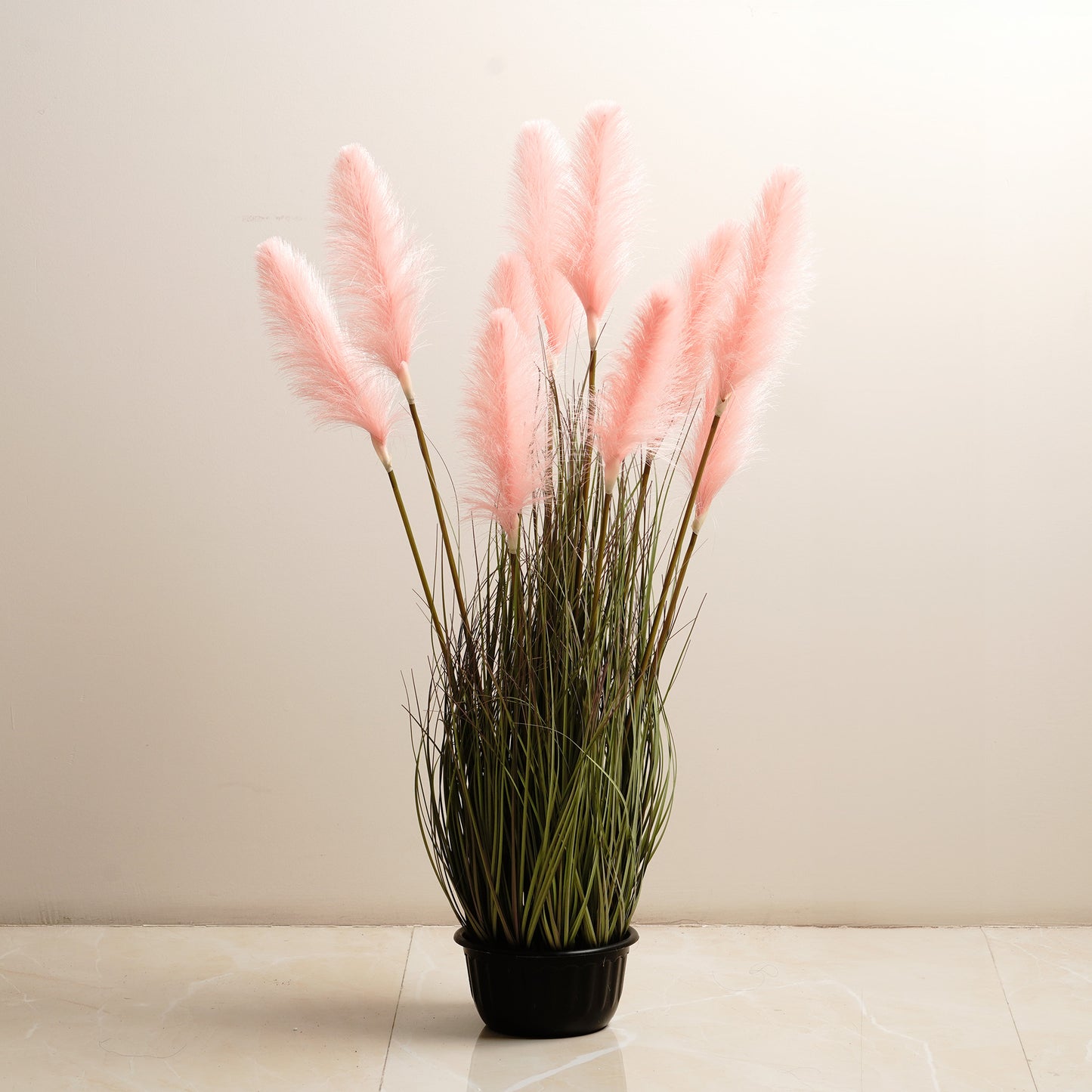 Pampas Oasis - 3.2 Feet Tall Pampas Artificial Plant - Pink