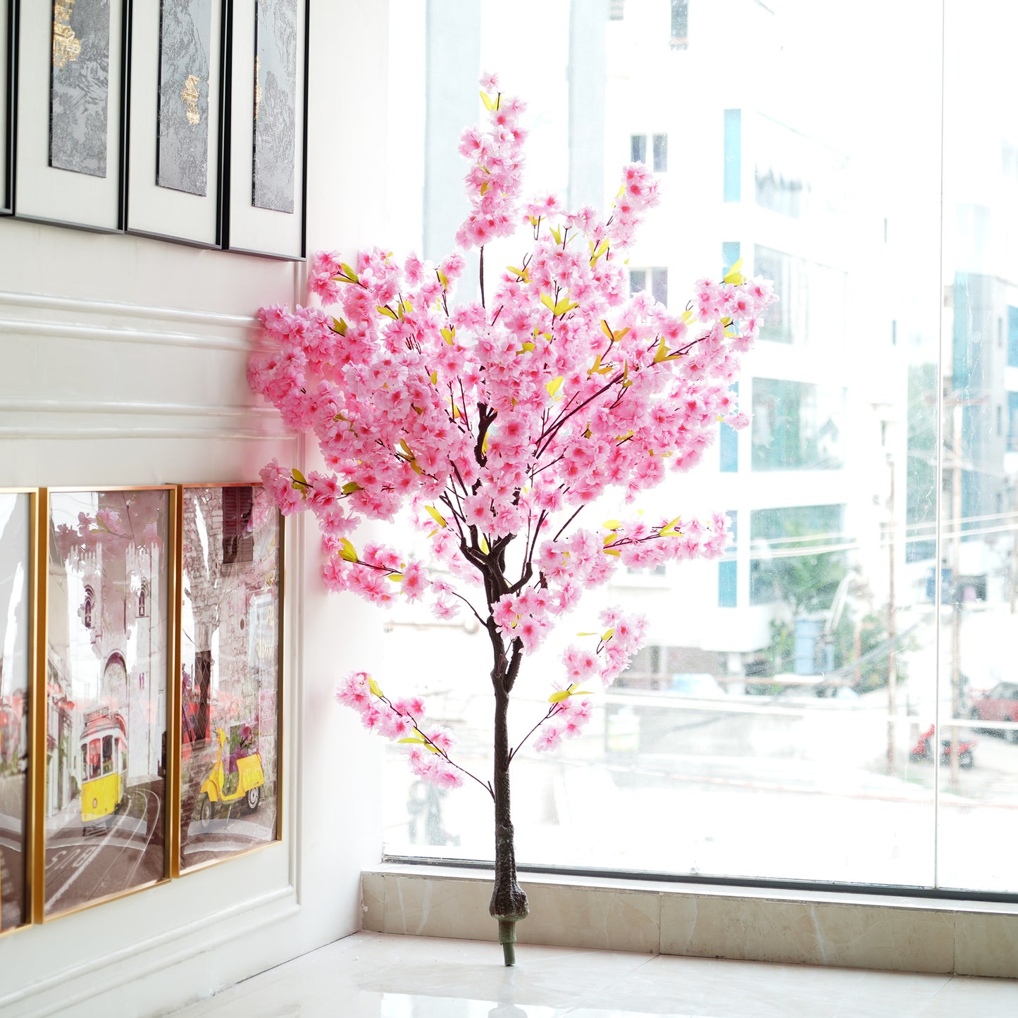 Artificial Trees/Plants The Enchanted Dreamscape - Artificial Cherry Blossom/ Sakura Tree ~ 6 Feet Tall - Pink
