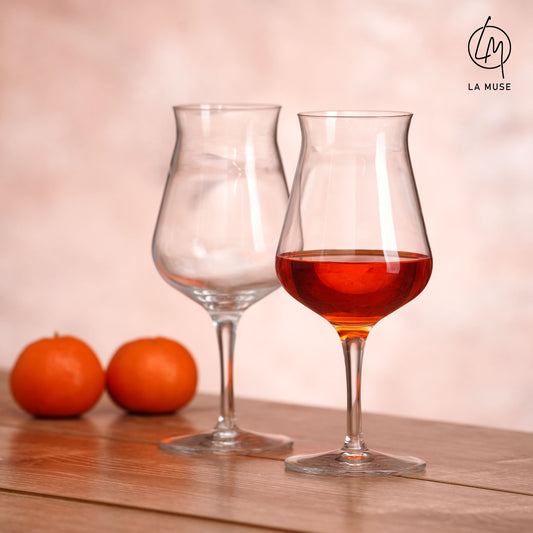 Cocktail Glass Tulip Tiara - Wine & Cocktail Glasses Set (420 ml)