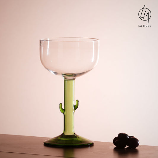 Cocktail Glass Cacti Coupe - Cocktail Glasses Set of 2 (250 ml)
