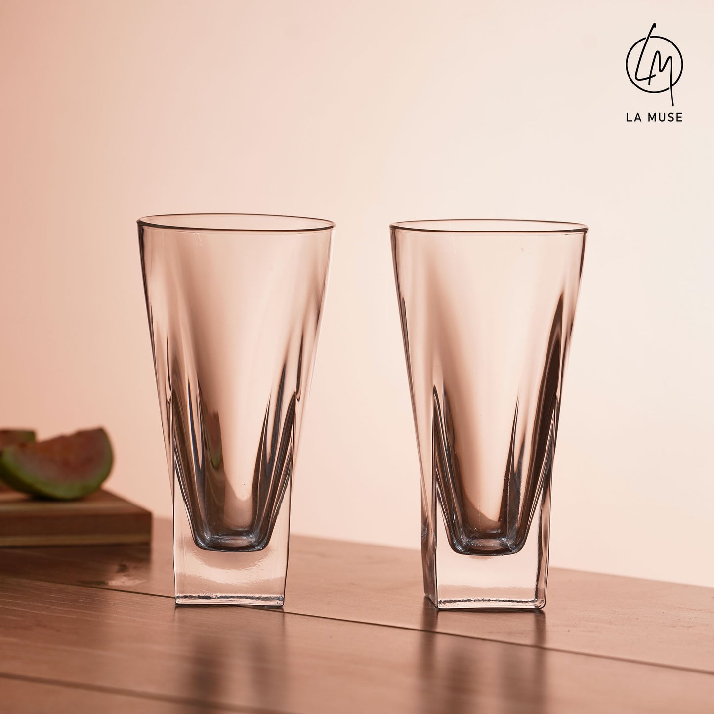 The Metier Minimalist - Tumbler Cocktail Glasses Set (380 ml)