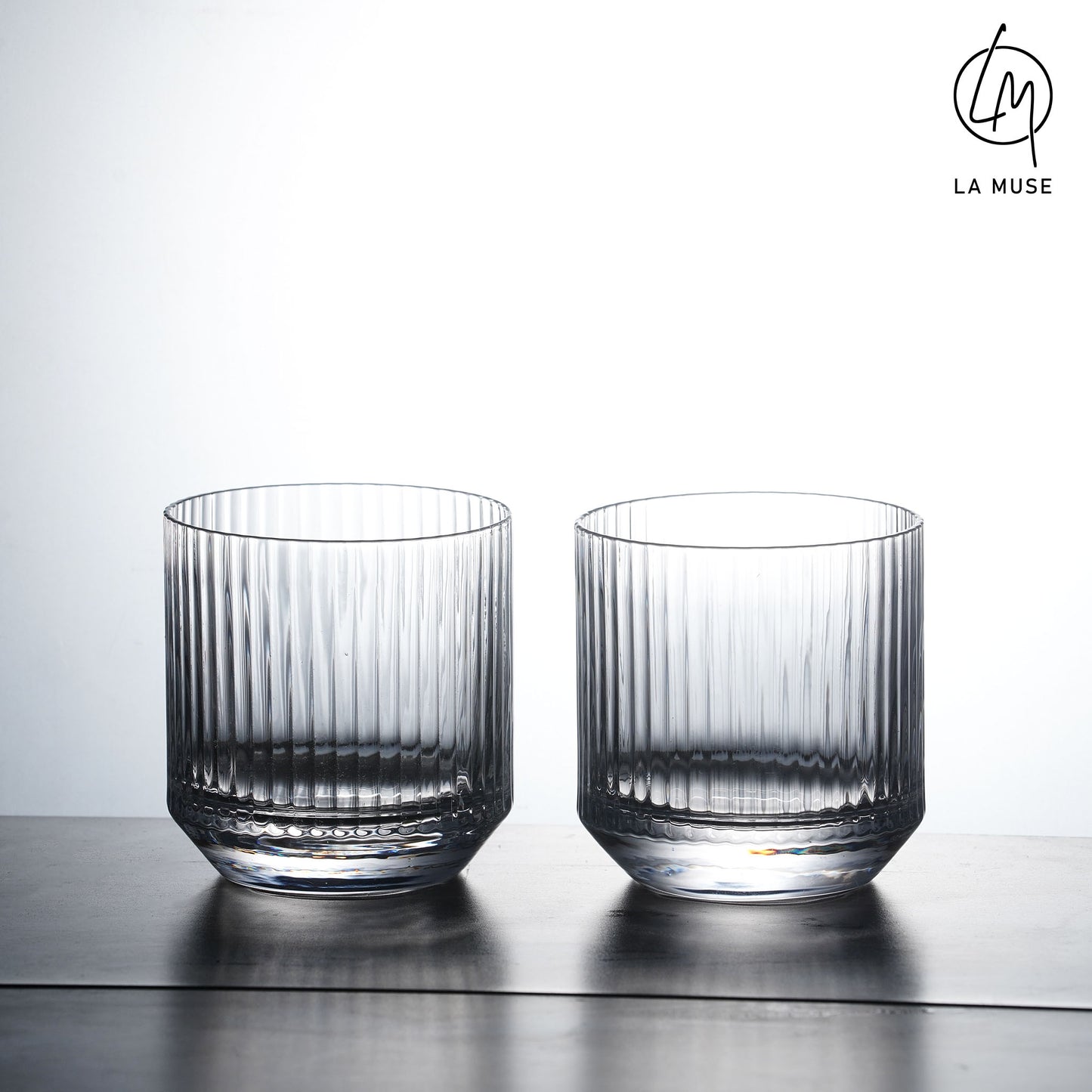 Tumblers Chubby Charmer - Tumbler Style Cocktail Glasses Set (330 ml)