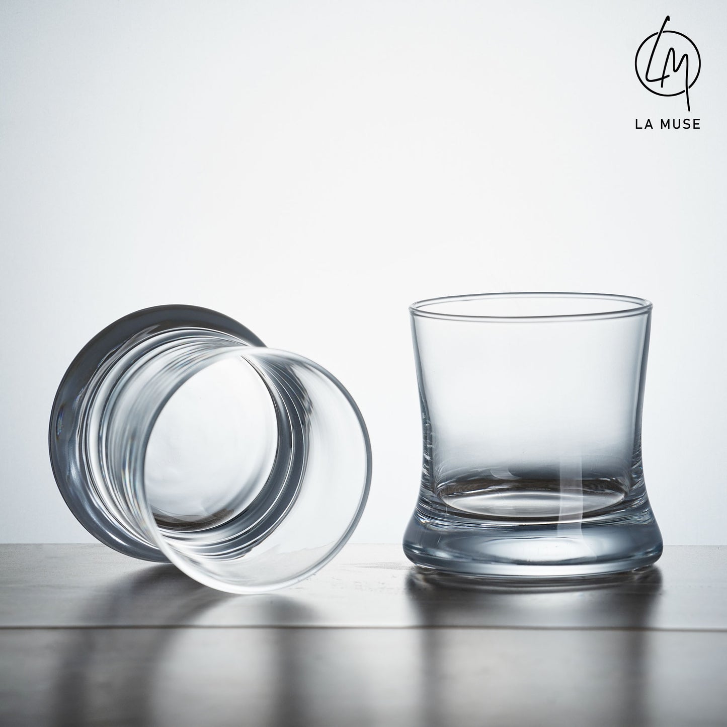 Whiskey Glass Quiet Charm - Tumbler Whiskey Glasses (Set of 6)