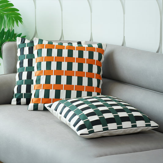 Cushion Cover Bold & Brazen - Faux Leather Cushion Cover - Style 2