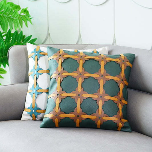 Cushion Cover Bold & Brazen - PU Leather Cushion Cover