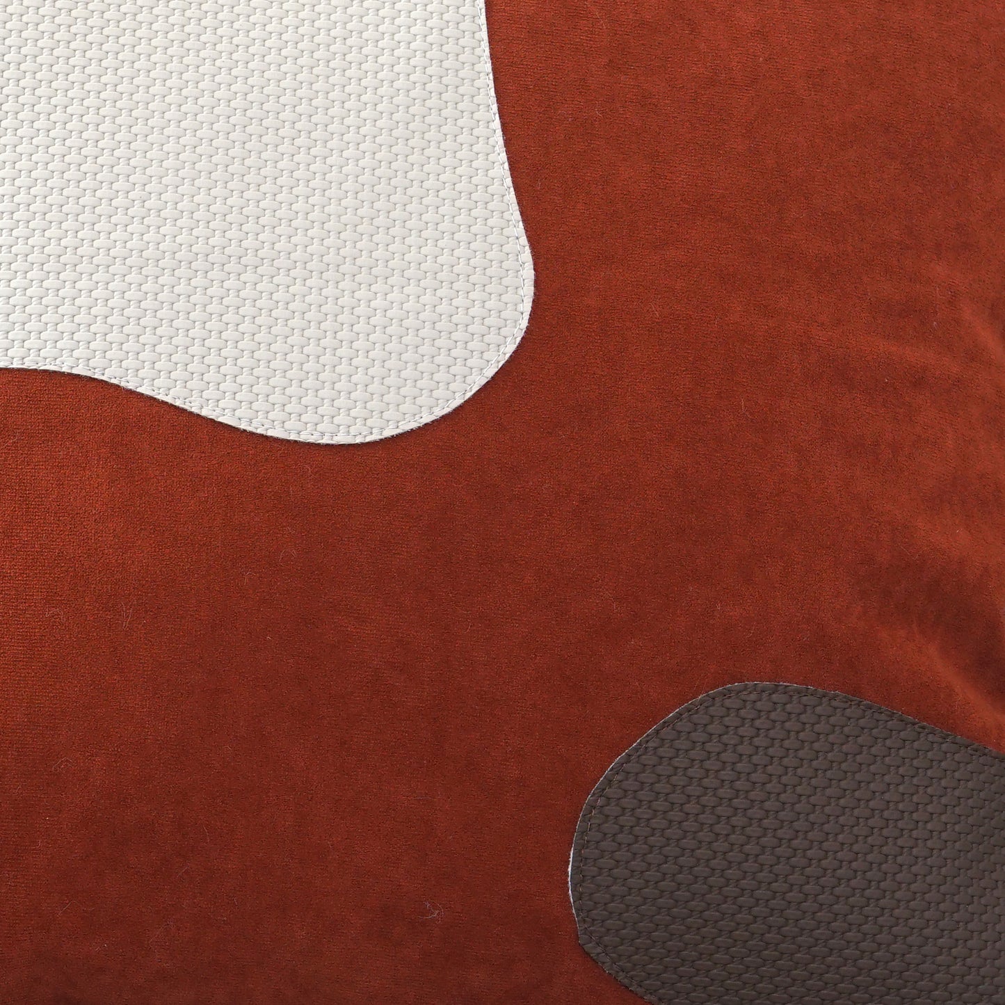 Cushion Cover Color Clash - Leather & Suede Cushion Cover