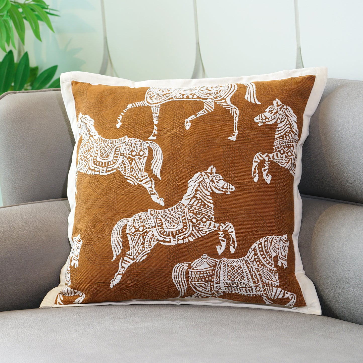Cushion Cover Galloping Grace - Cotton Cushion Cover