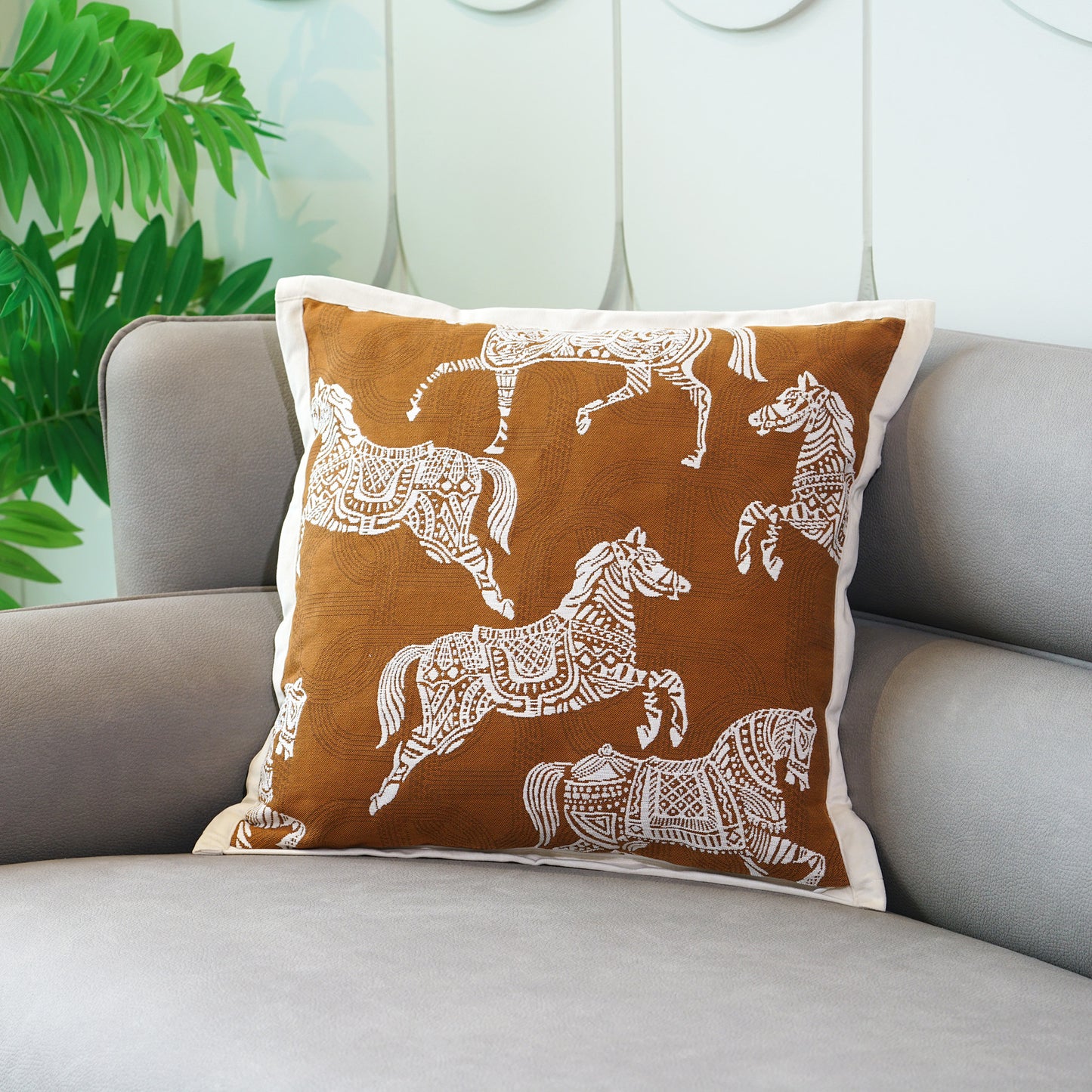 Cushion Cover Galloping Grace - Cotton Cushion Cover