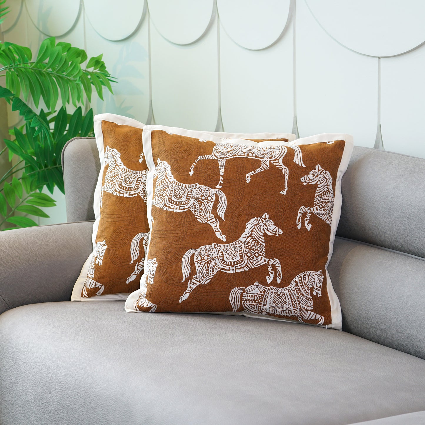 Cushion Cover Galloping Grace - Cotton Cushion Cover