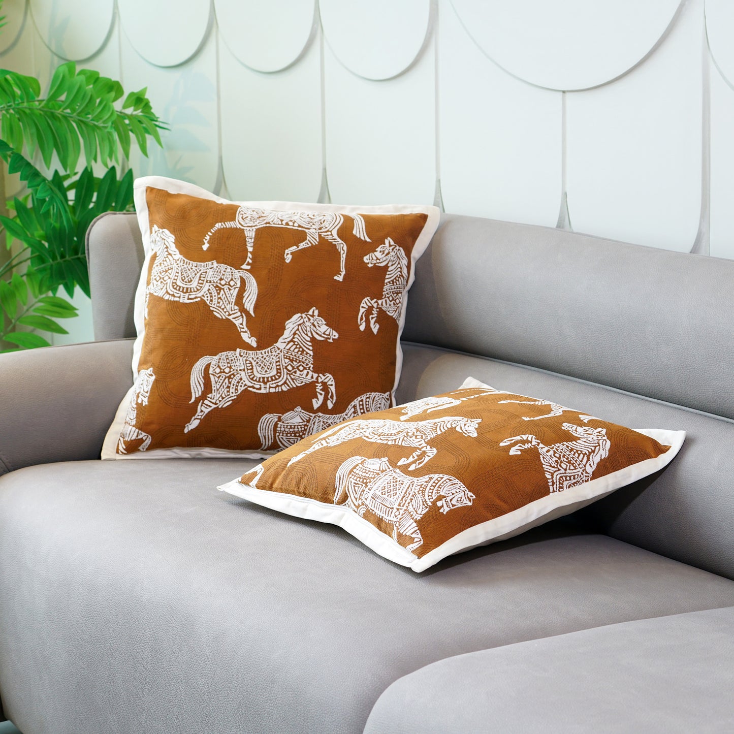 Cushion Cover Galloping Grace - Cotton Cushion Cover
