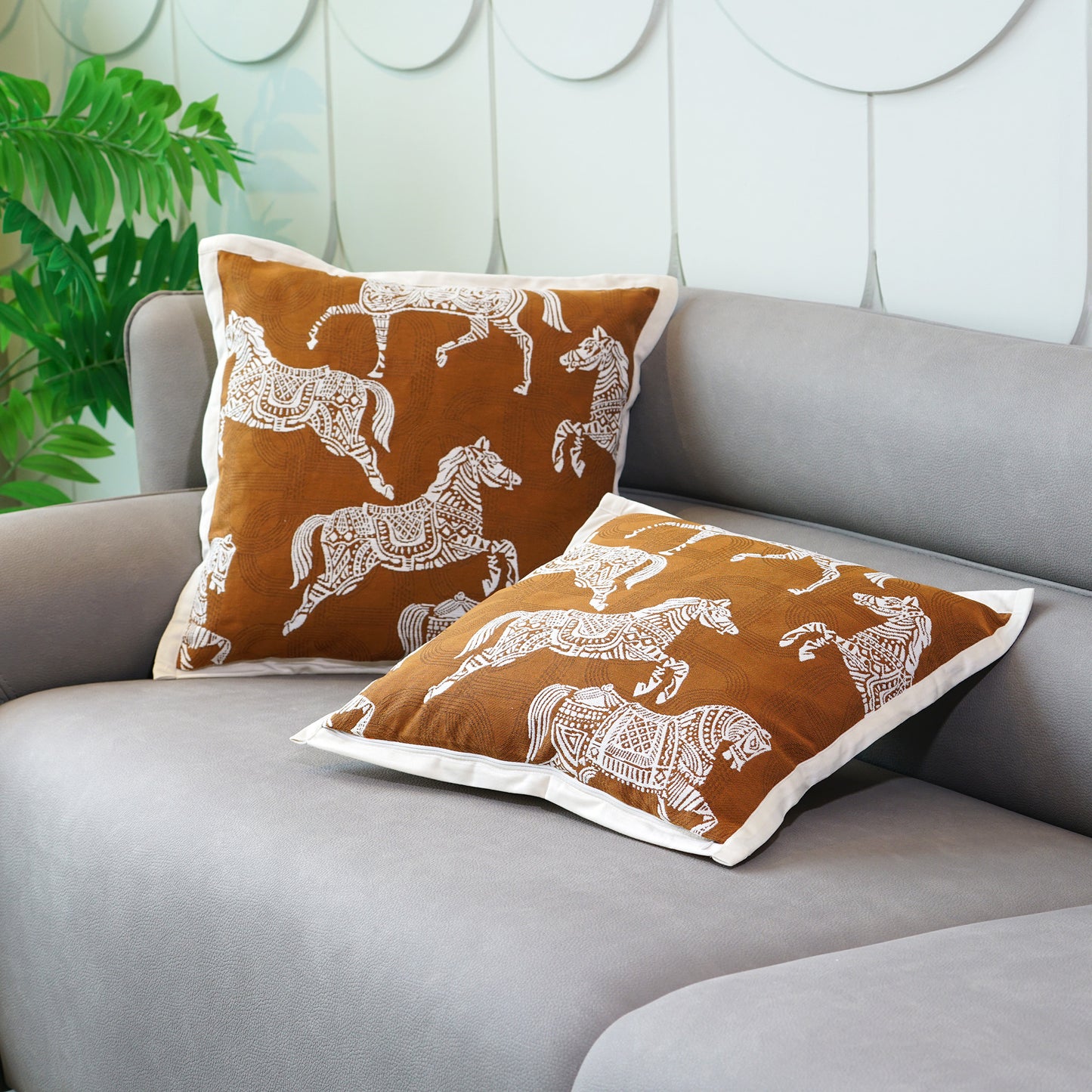 Cushion Cover Galloping Grace - Cotton Cushion Cover