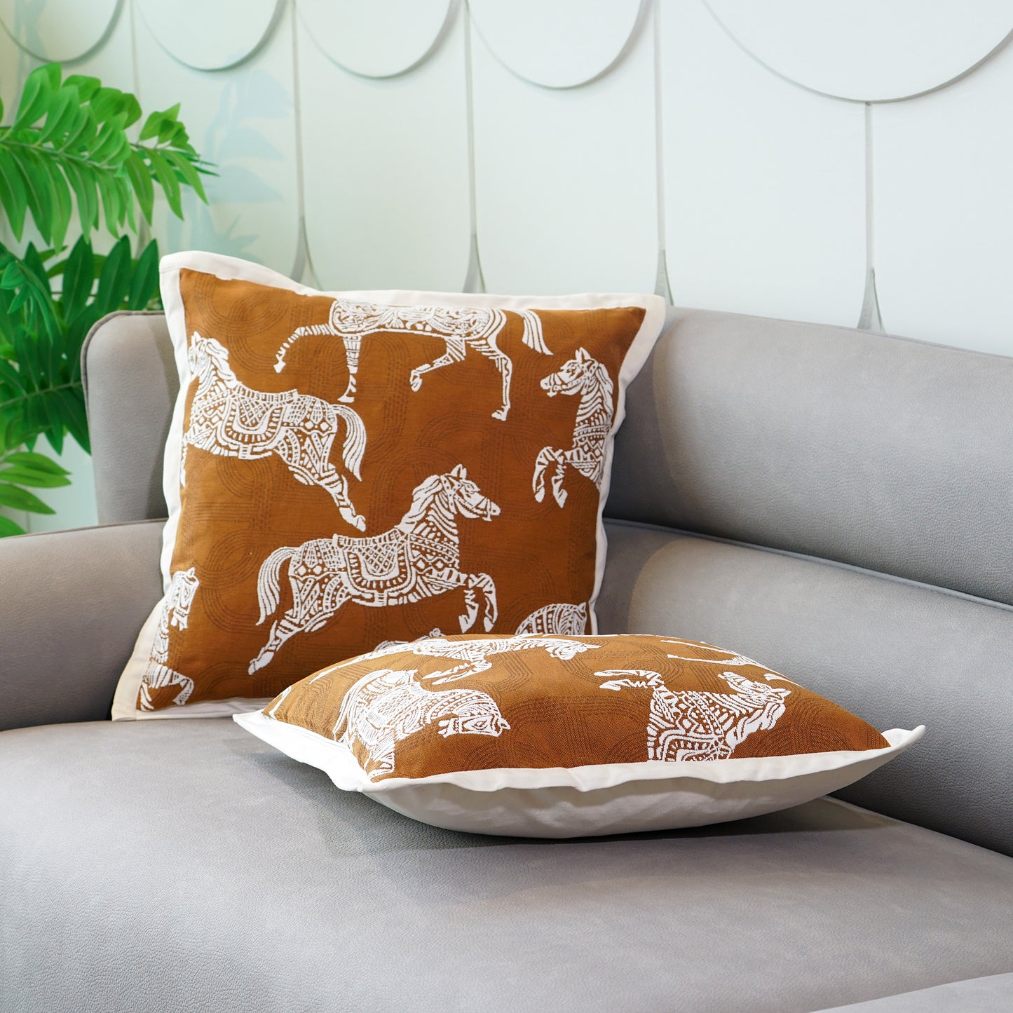 Cushion Cover Galloping Grace - Cotton Cushion Cover