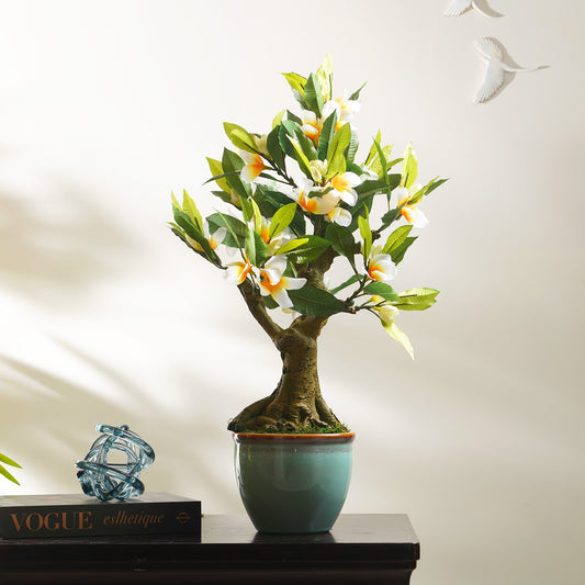 Artificial Trees/Plants Aloha Charm - Frangipani Artificial Plant ~ 2 Feet Tall