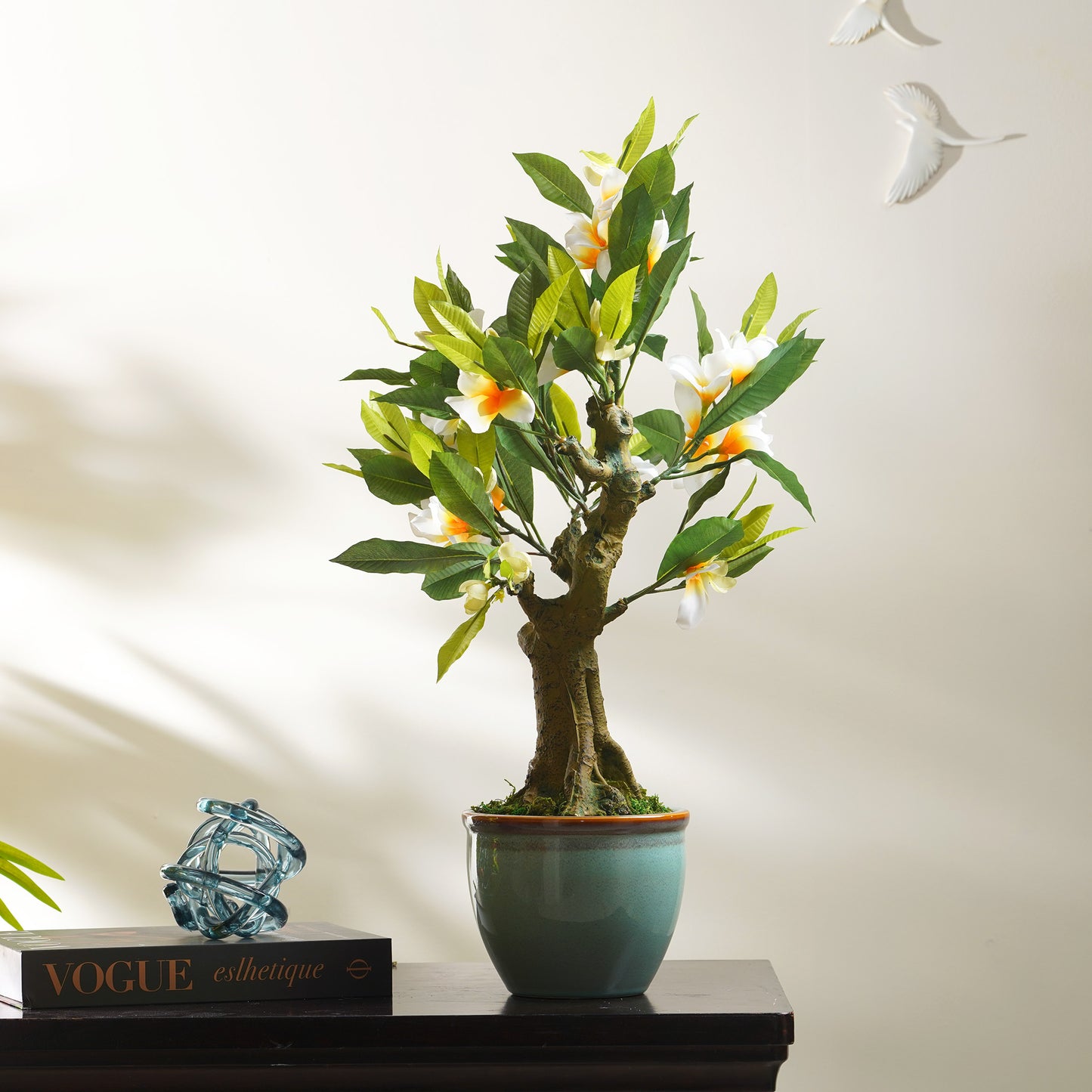 Artificial Trees/Plants Aloha Charm - Frangipani Artificial Plant ~ 2 Feet Tall