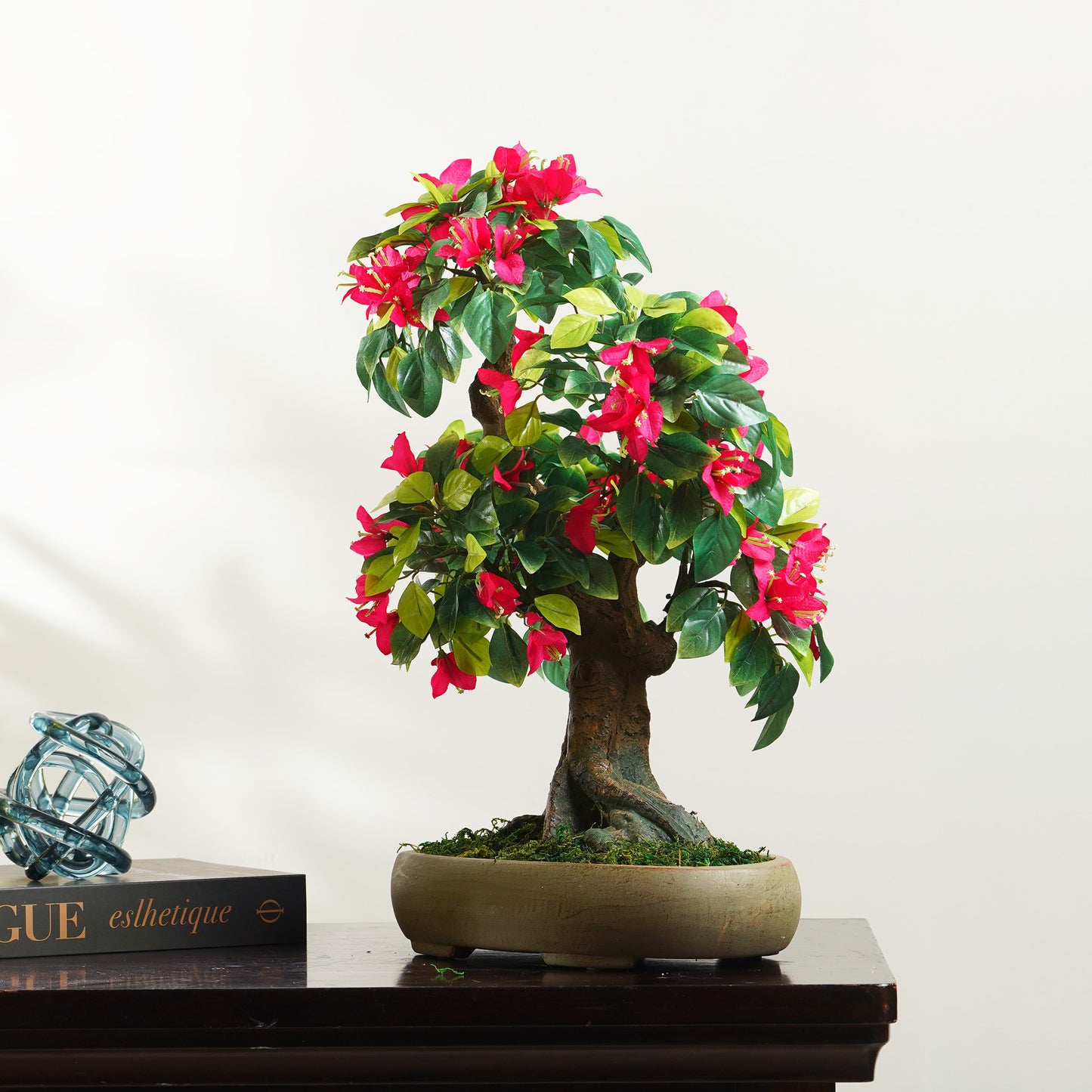 Artificial Trees/Plants Blossoms of Bliss ~ Small Artificial Bougainvillea Plant ~ 1.5 Feet Tall