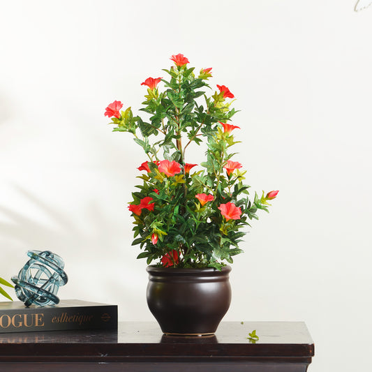 Artificial Trees/Plants Coral Grace - Morning Glory Artificial Plant ~ 2 Feet Tall