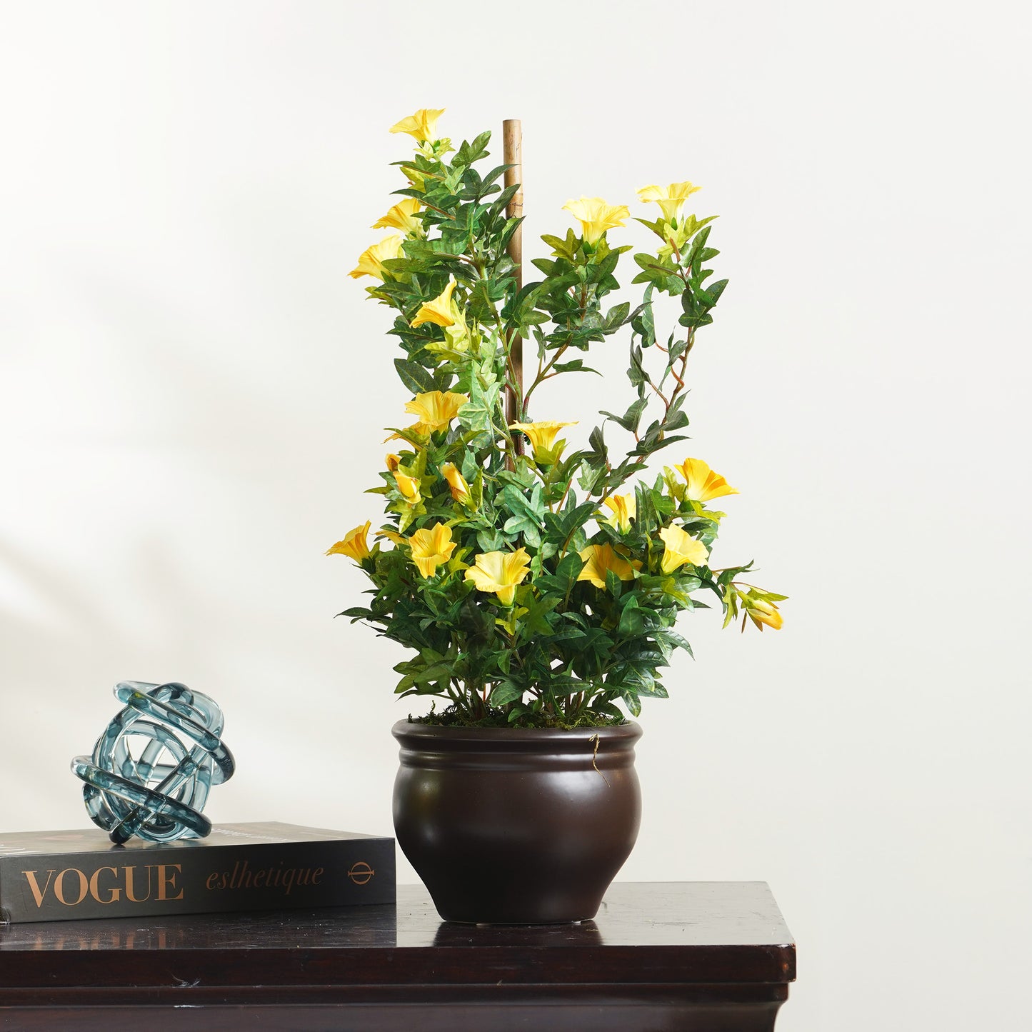 Artificial Trees/Plants Luminous Grace - Morning Glory Artificial Plant ~ 2 Feet Tall