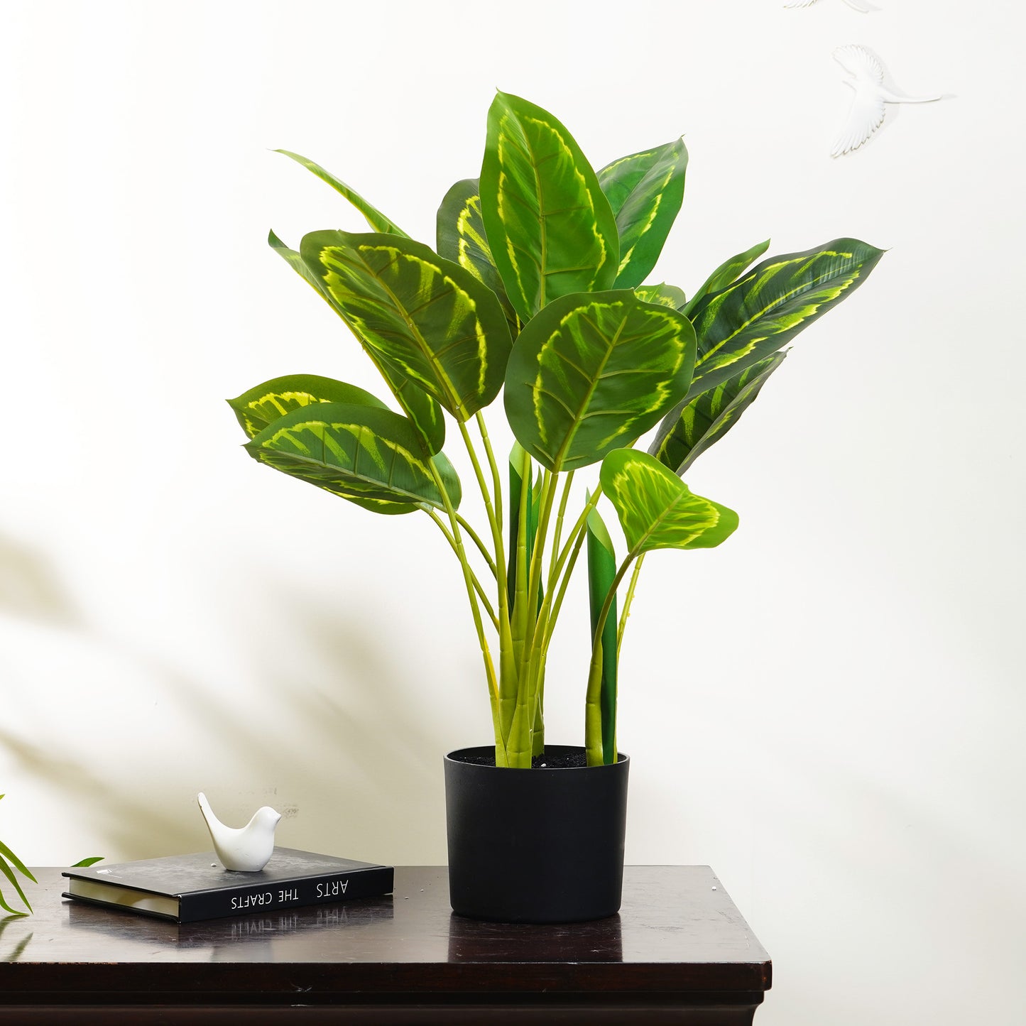 Artificial Trees/Plants Lush Harmony - Calathea Artificial Plant ~ 2 Feet Tall