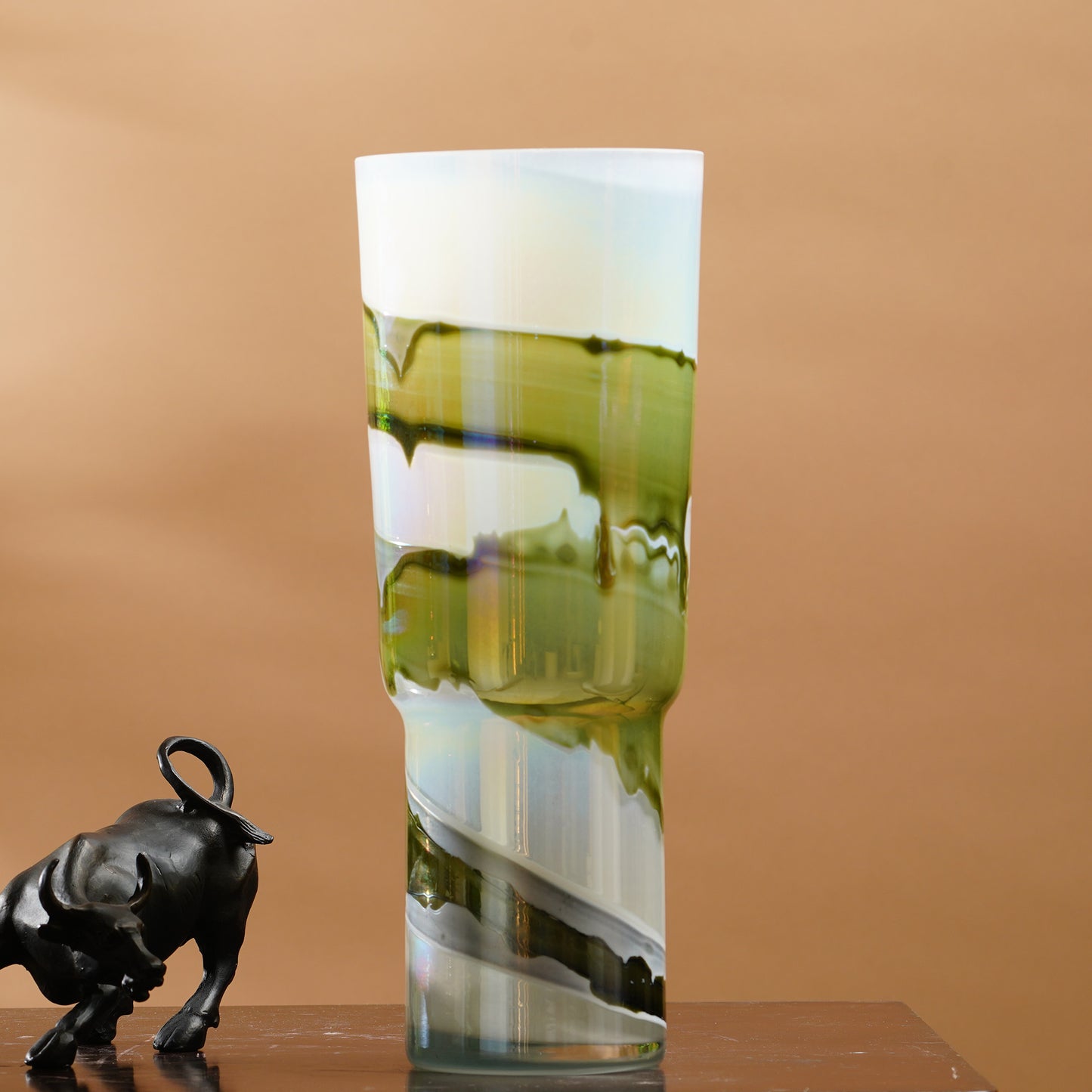 Table Vase The Whirlwind - Handmade Glass Table Vase