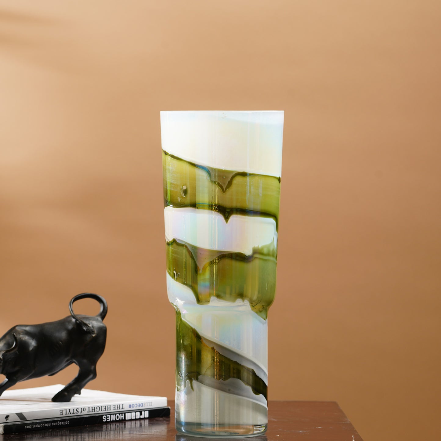 Table Vase The Whirlwind - Handmade Glass Table Vase