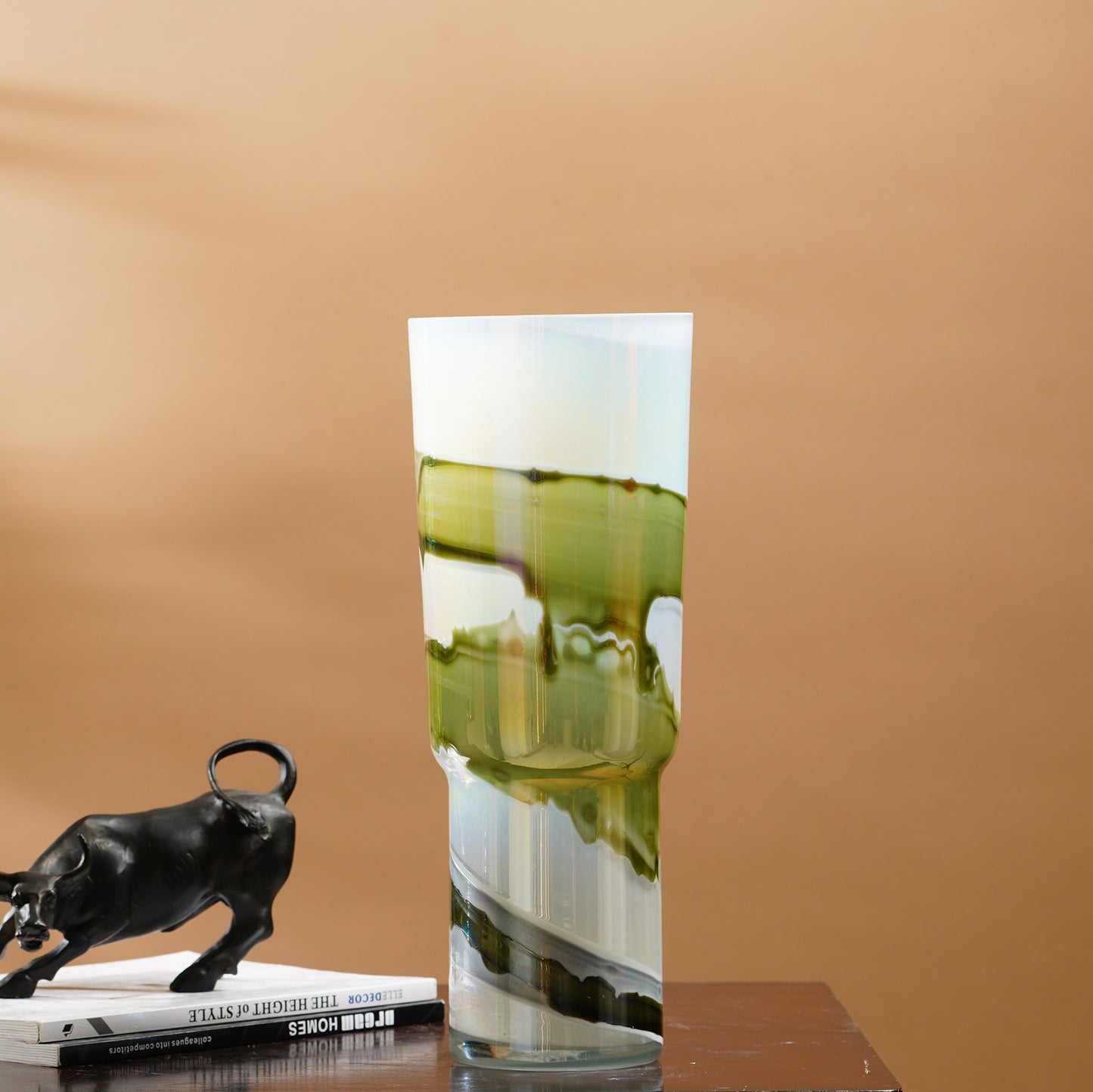 Table Vase The Whirlwind - Handmade Glass Table Vase