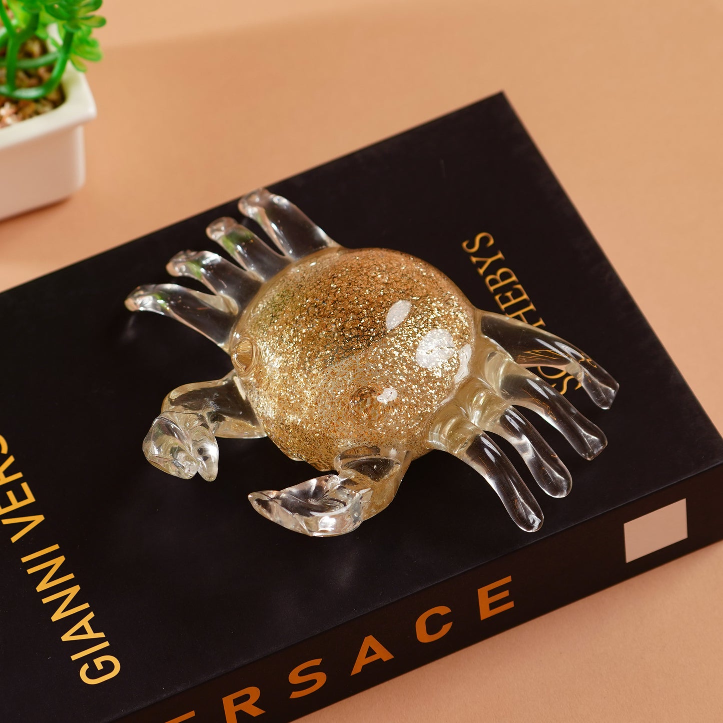Showpiece The Charmers of the Sea - Crystal Table Showpiece - Crab