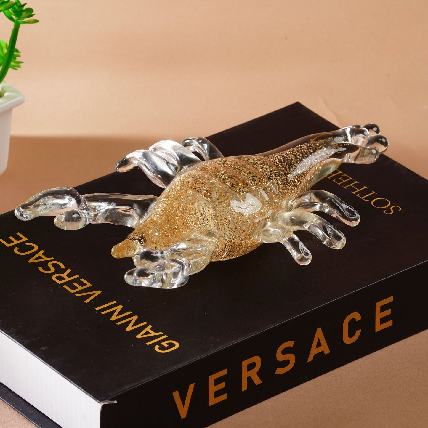 Showpiece The Charmers of the Sea - Crystal Table Showpiece - Lobster