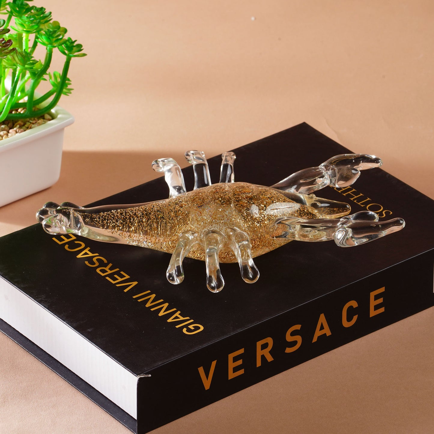 Showpiece The Charmers of the Sea - Crystal Table Showpiece - Lobster