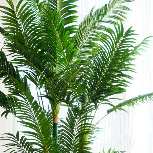 Artificial Trees/Plants Golden Elegance - Artificial Golden Palm Plant ~ 6.5 Feet Tall