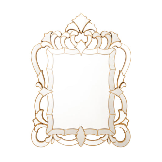 Wall Mirror Mirror, Mirror on the Wall - Gold Finish Wall Mirror ~ 3.5 ft x 2.5 ft