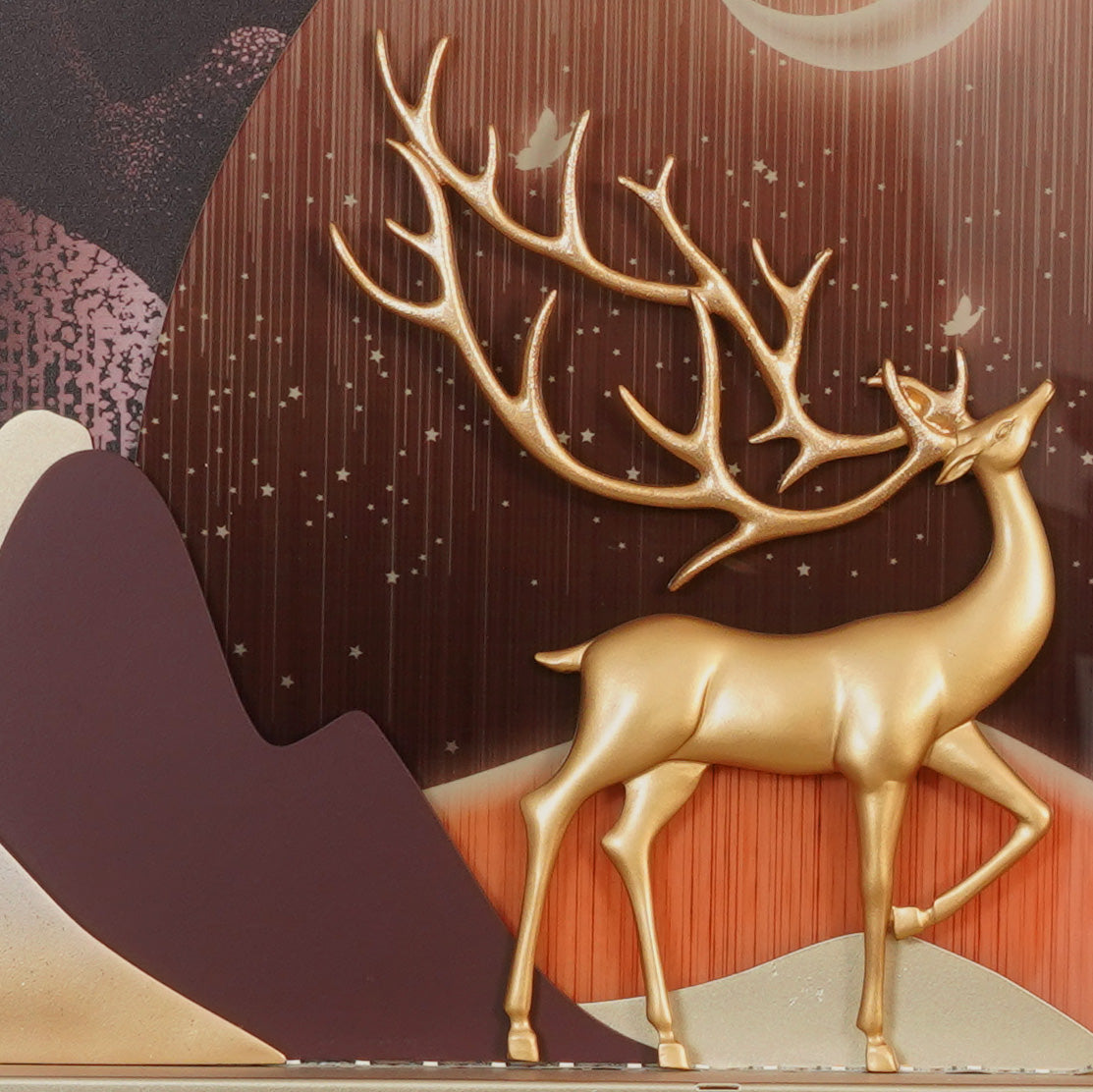 Aureal - Nature & Deer Themed Premium Wall Art ~ 6 feet long