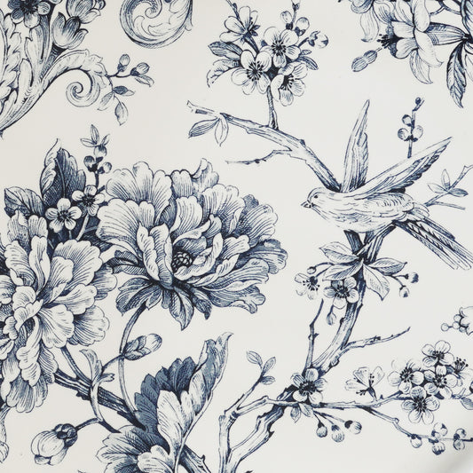 Heritage Bloom Vintage Floral Style Fine Porcelain Dinner Plate