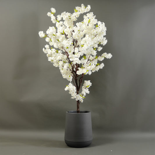 Artificial Trees/Plants The Enchanted Dreamscape - Artificial Cherry Blossom/ Sakura Tree ~ 6 Feet Tall - White