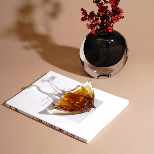 Showpiece The Charmers of the Sea - Manta Rays Crystal Table Showpiece - Small