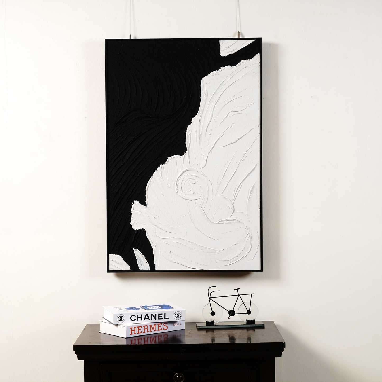 Handmade Oil Paintings The Silent Divide - Textured Handmade Oil Panting (~ 3 ft x 2 ft)