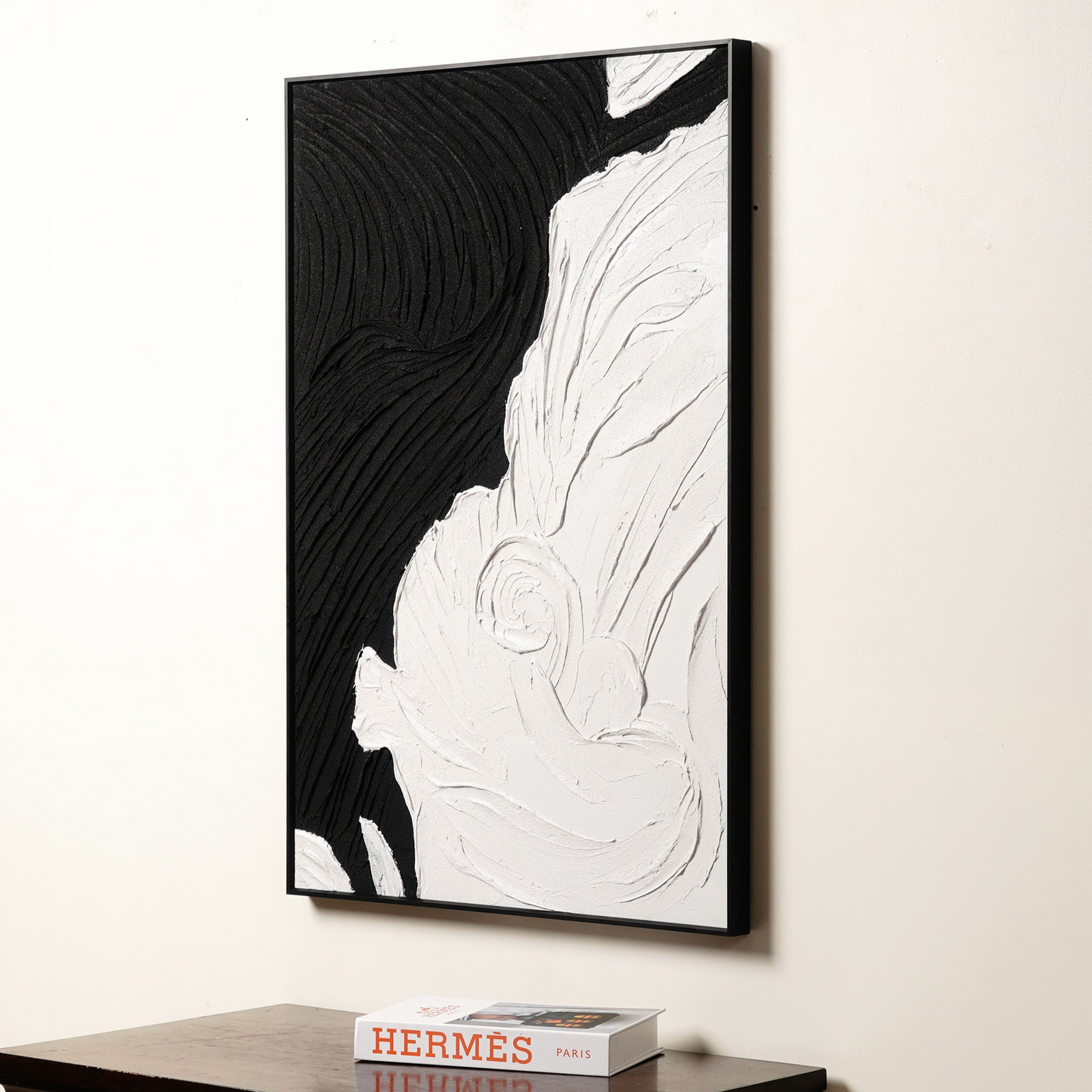 Handmade Oil Paintings The Silent Divide - Textured Handmade Oil Panting (~ 3 ft x 2 ft)
