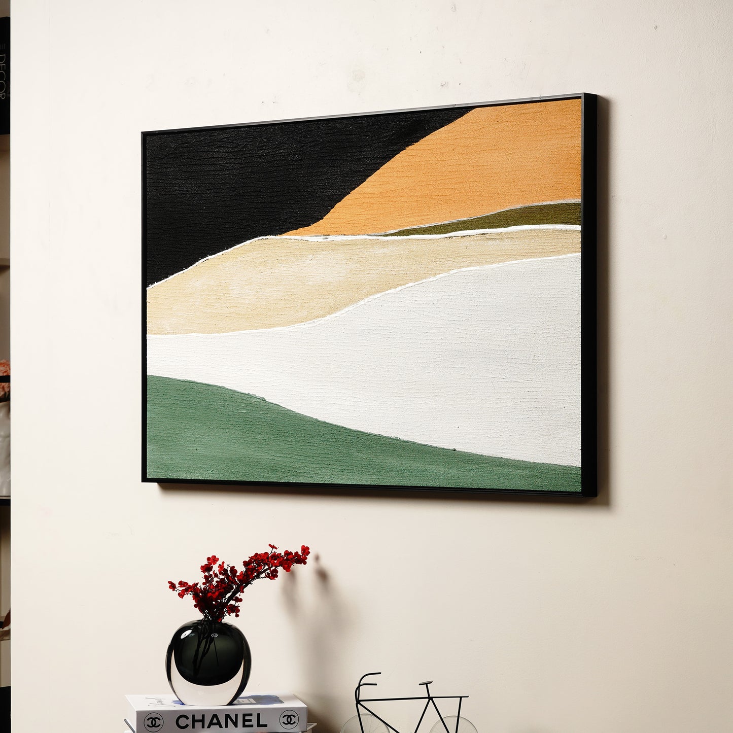 Handmade Oil Paintings The Flowing Verge - Textured Handmade Oil Painting (~ 3 ft x 2ft)