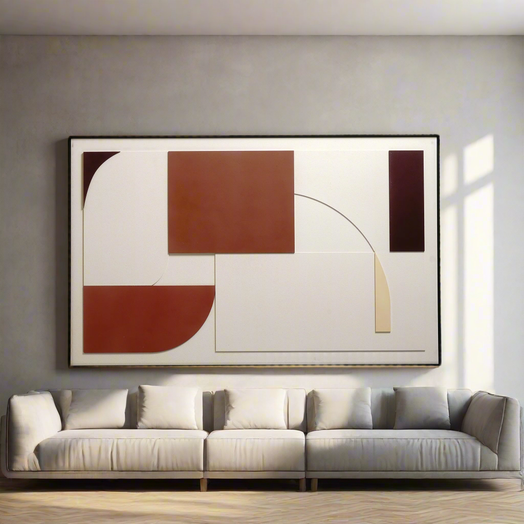 Premium Wall Art Earth & Ether - Premium Textured 3D Wall Art - Brown (~ 3.5 ft x 5.5 ft)