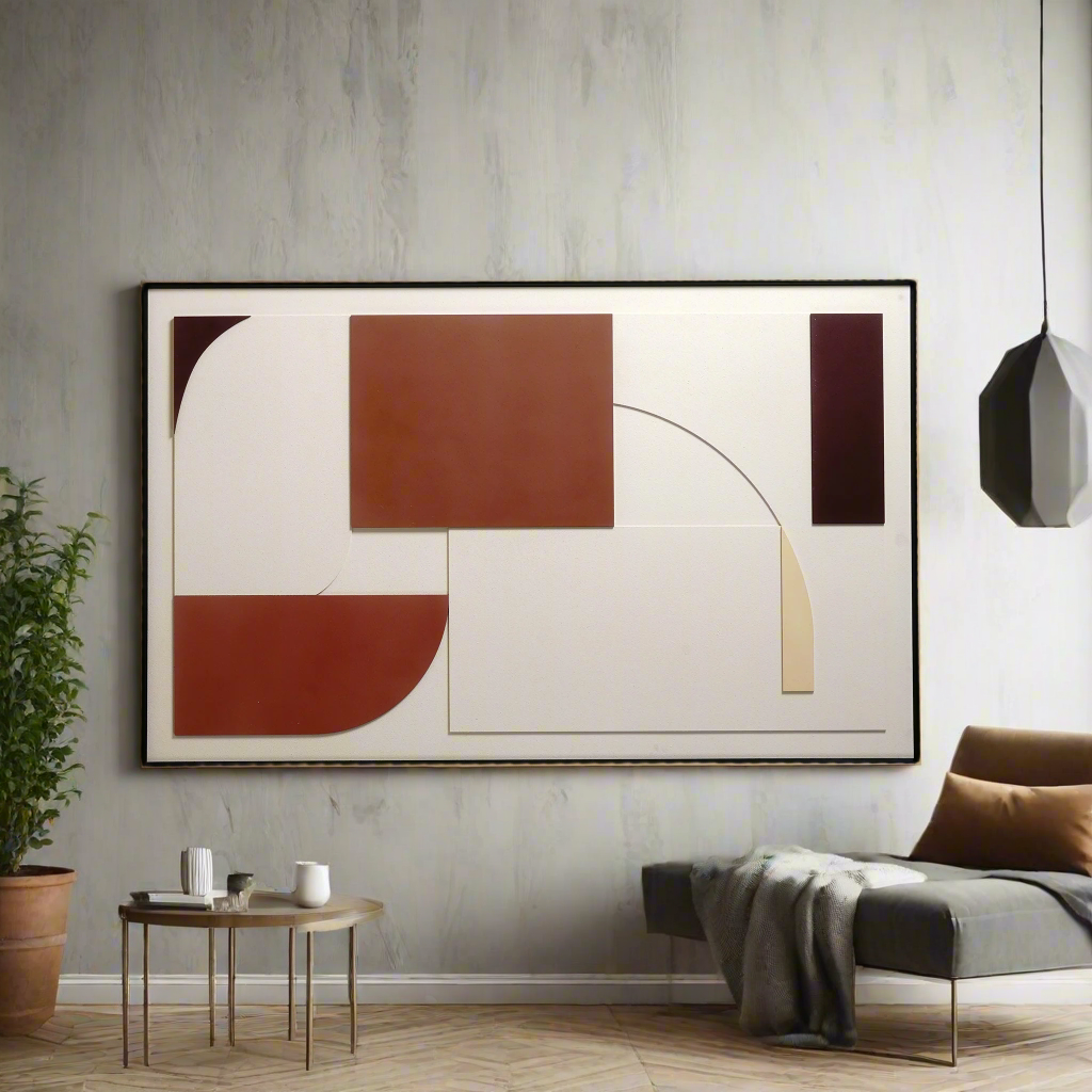 Premium Wall Art Earth & Ether - Premium Textured 3D Wall Art - Brown (~ 3.5 ft x 5.5 ft)