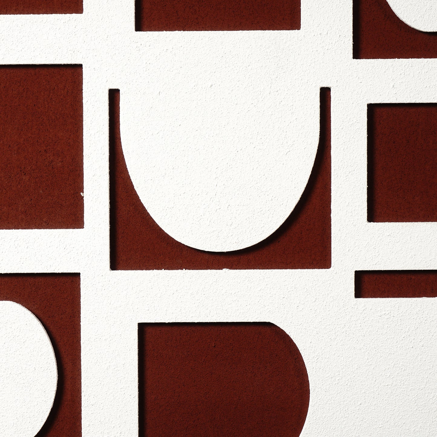 Premium Wall Art Geometry of Thought - Sandstone Textured Premium Wall Art (~ 3 ft x 3 ft)