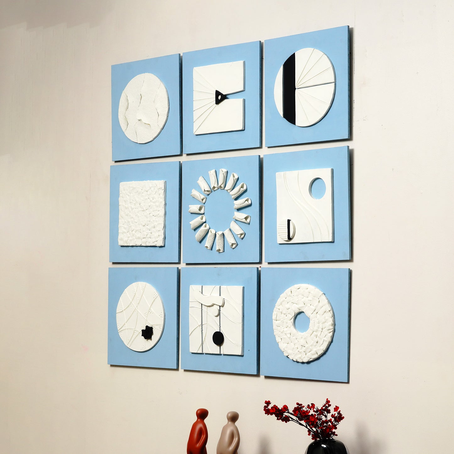 Wall Mounts & Accents Beyond the Surface - Handmade Terracotta Wall Mount Decor (Set of 9)