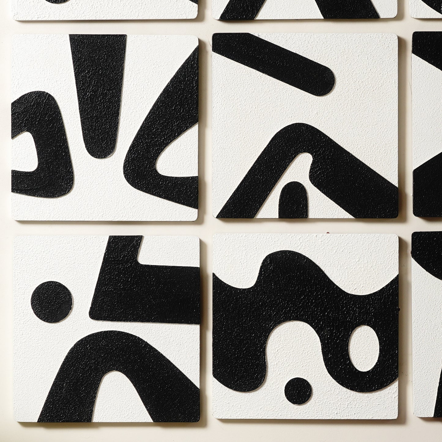 Wall Mounts & Accents Fragments of Feelings - Wall Mount Decor (Set of 9) - Black & White