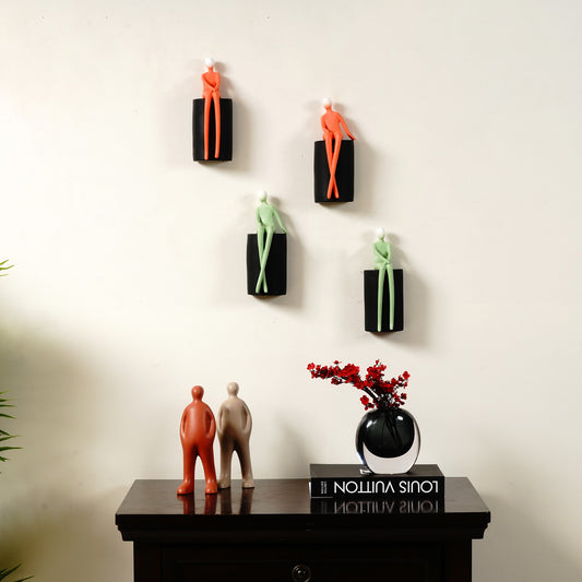 Wall Mounts & Accents The Wallflower Society - Human Figurine Themed Wall Mount Decor