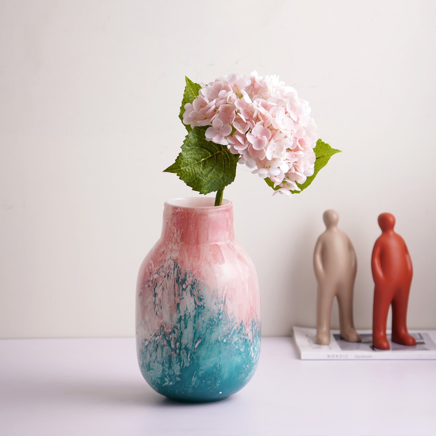 Table Vase Celestial Shore - Thick Crystal Glass Table Vases