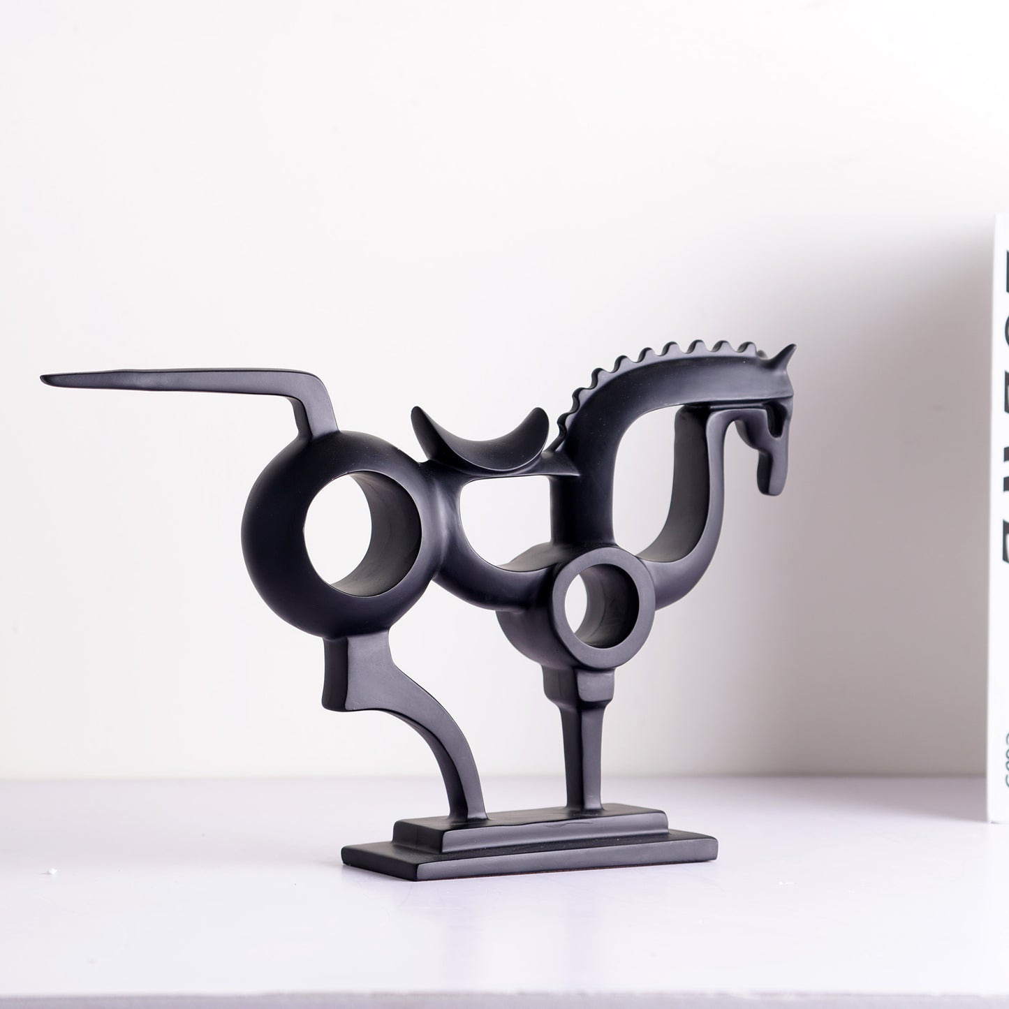Showpiece Phantom Gallop - Abstract Horse Table Showpiece